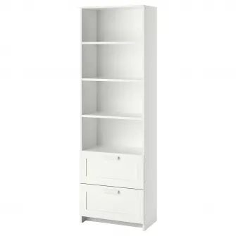 IKEA BRIMNES Biblioteca, alb, 60x190 cm