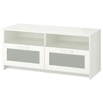 IKEA BRIMNES Comoda TV, alb, 120x41x53 cm