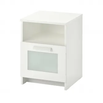 IKEA BRIMNES Noptiera, alb, 39x41 cm
