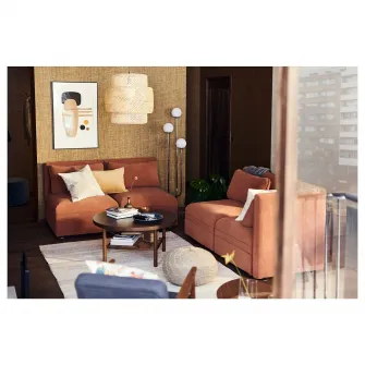 IKEA BRÖNDEN Covor, fir scurt, lucrat manual bej, 170x240 cm