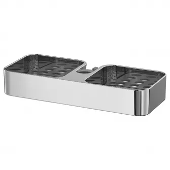 IKEA BROGRUND Polita dus, cromat, 25x4 cm