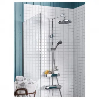 IKEA BROGRUND Set dus/termostat, cromat