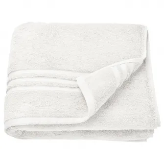 IKEA BROKGLIM Prosop baie, alb, 70x140 cm