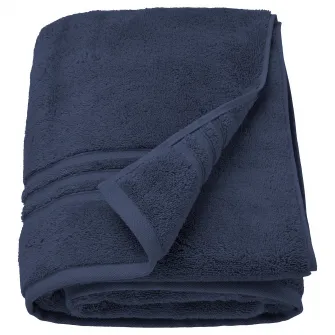 IKEA BROKGLIM Prosop baie, albastru inchis, 100x150 cm