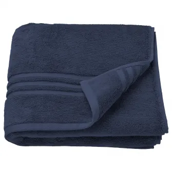 IKEA BROKGLIM Prosop baie, albastru inchis, 70x140 cm