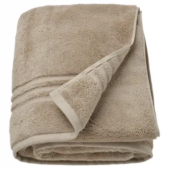 IKEA BROKGLIM Prosop baie, bej, 100x150 cm