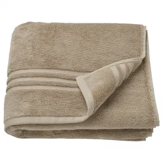 IKEA BROKGLIM Prosop baie, bej, 70x140 cm
