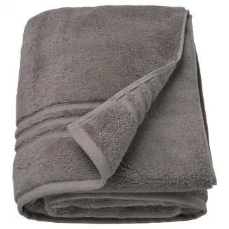 IKEA BROKGLIM Prosop baie, gri, 100x150 cm