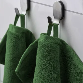 IKEA BROKGLIM Prosop baie, verde, 100x150 cm