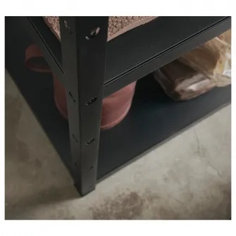 IKEA BROR Etajera, negru, 85x55x110 cm