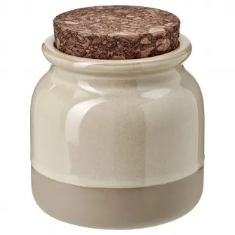 IKEA BRUGDHAJ Borcan cu capac, bej, 0.3 l
