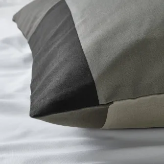 IKEA BRUNKRISSLA Fata perna, negru, 50x60 cm