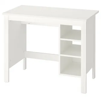 IKEA BRUSALI Birou, alb, 90x52 cm