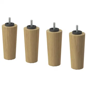 IKEA BRYNILEN Picior, aspect stejar, 12.5 cm