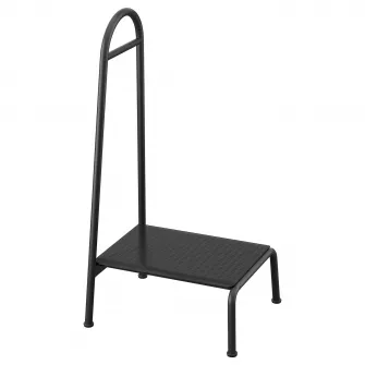 IKEA BÄSINGEN Taburet cu maner, antracit