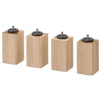 IKEA BURFJORD Picior, stejar, 10 cm
