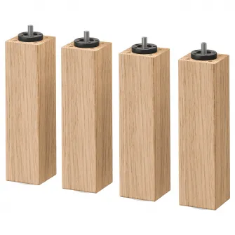IKEA BURFJORD Picior, stejar, 20 cm