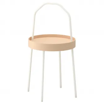 IKEA BURVIK Masuta cafea, alb, 38 cm
