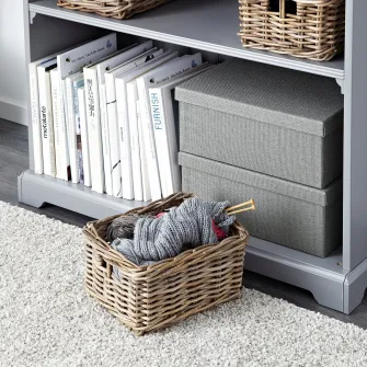 IKEA BYHOLMA Cos, gri, 25x29x15 cm