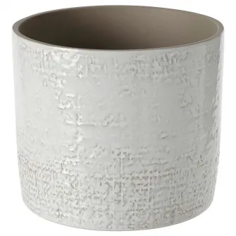 IKEA CHIAFRÖN Ghiveci, interior/exterior alb, 15 cm