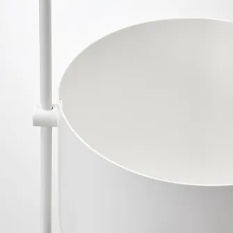 IKEA CHILISTRÅN Ghiveci suspendat, interior/exterior alb, 12 cm