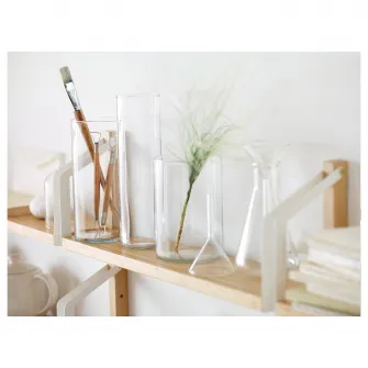 IKEA CYLINDER Set 3 vaze, sticla transparenta