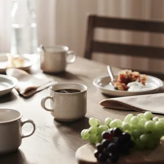 IKEA DAGGASTER Cana, buline/bej deschis, 40 cl
