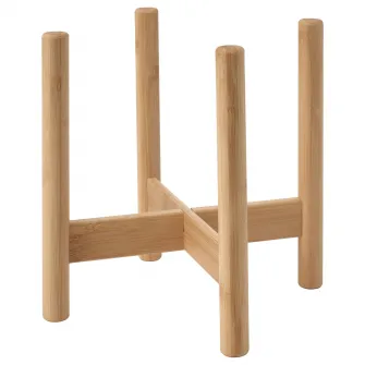 IKEA DAKSJUS Suport plante, bambus, 21 cm