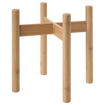 IKEA DAKSJUS Suport plante, bambus, 21 cm