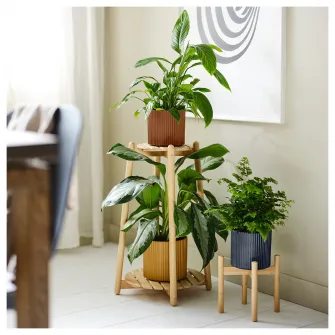 IKEA DAKSJUS Suport plante, bambus, 60 cm