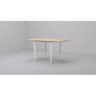IKEA DANDERYD Masa cu extensie plianta, frnr stjr/alb, 74/134x80 cm