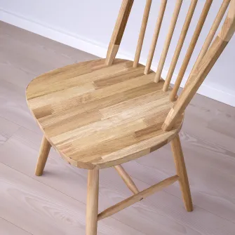 IKEA DANDERYD / SKOGSTA Masa + 4 scaune, negru/acacia, 130 cm