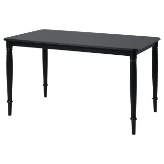 IKEA DANDERYD Masa, negru, 130x80 cm