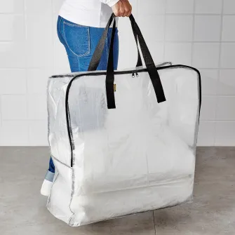 IKEA DIMPA Sacosa depozitare, trnsp, 65x22x65 cm