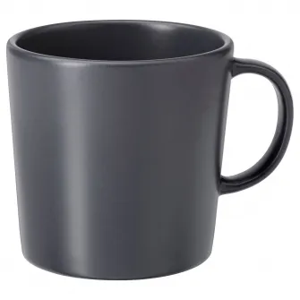 IKEA DINERA Cana, gri inchis, 30 cl