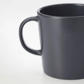 IKEA DINERA Cana, gri inchis, 30 cl