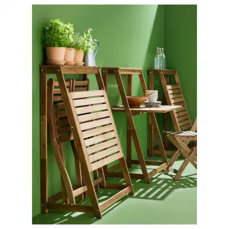 IKEA DJUPÖN Masa plianta, maro