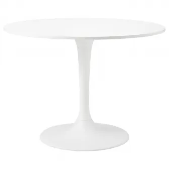 IKEA DOCKSTA Masa, alb/alb, 103 cm