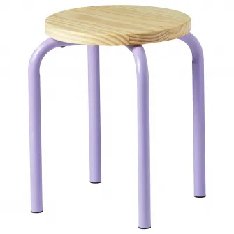IKEA DOMSTEN Taburet, lila/pin