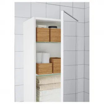 IKEA DRAGAN Set accesorii baie, 4 piese, bambus