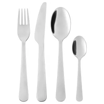 IKEA DRAGON Set tacamuri, 24 piese, inox