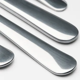 IKEA DRAGON Set tacamuri, 60 piese, inox