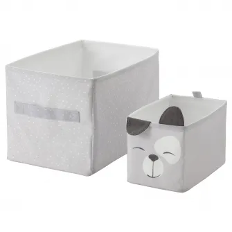 IKEA DRÖMSLOTT Set cutii, 2 bucati