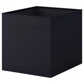 IKEA DRÖNA Cutie, negru, 33x38x33 cm