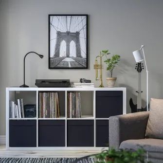 IKEA DRÖNA Cutie, negru, 33x38x33 cm