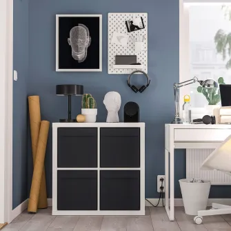 IKEA DRÖNA Cutie, negru, 33x38x33 cm