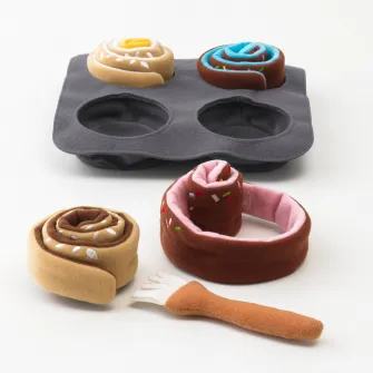 IKEA DUKTIG Chifle, set 6 piese, scortisoara/melc