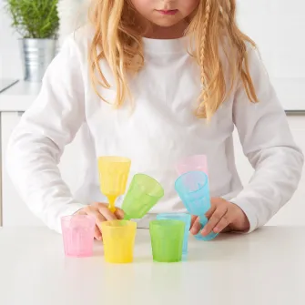 IKEA DUKTIG Pahar, multicolor