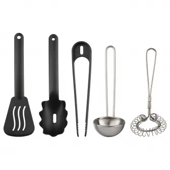 IKEA DUKTIG Ustensile bucatarie jucarie, 5piese, multicolor