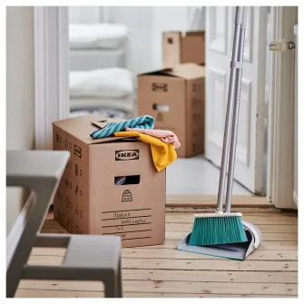 IKEA DUNDERGUBBE Cutie pentru mutare, maro, 50x31x40 cm